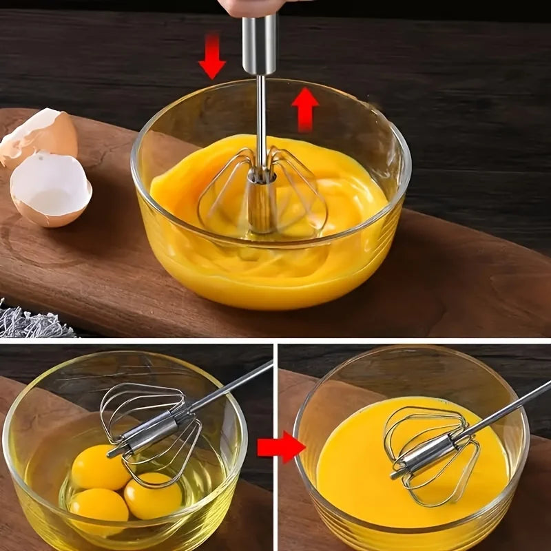Automatic Stainless Steel Egg Beater