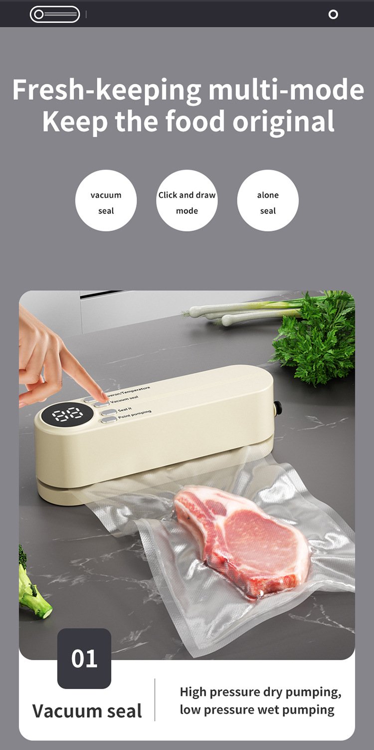 FreshLock Mini Wireless Vacuum Sealer