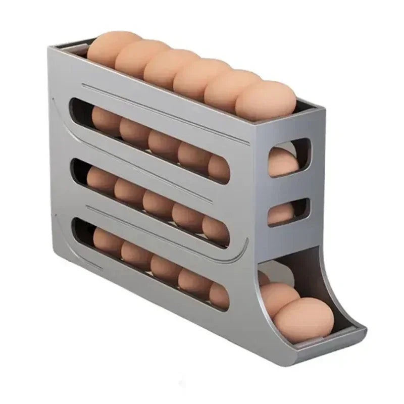 4-Layer Automatic Rolling Egg Holder