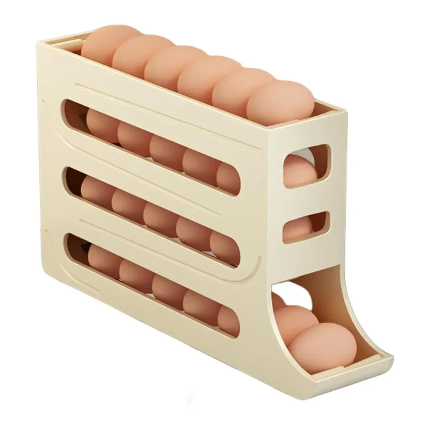 4-Layer Automatic Rolling Egg Holder