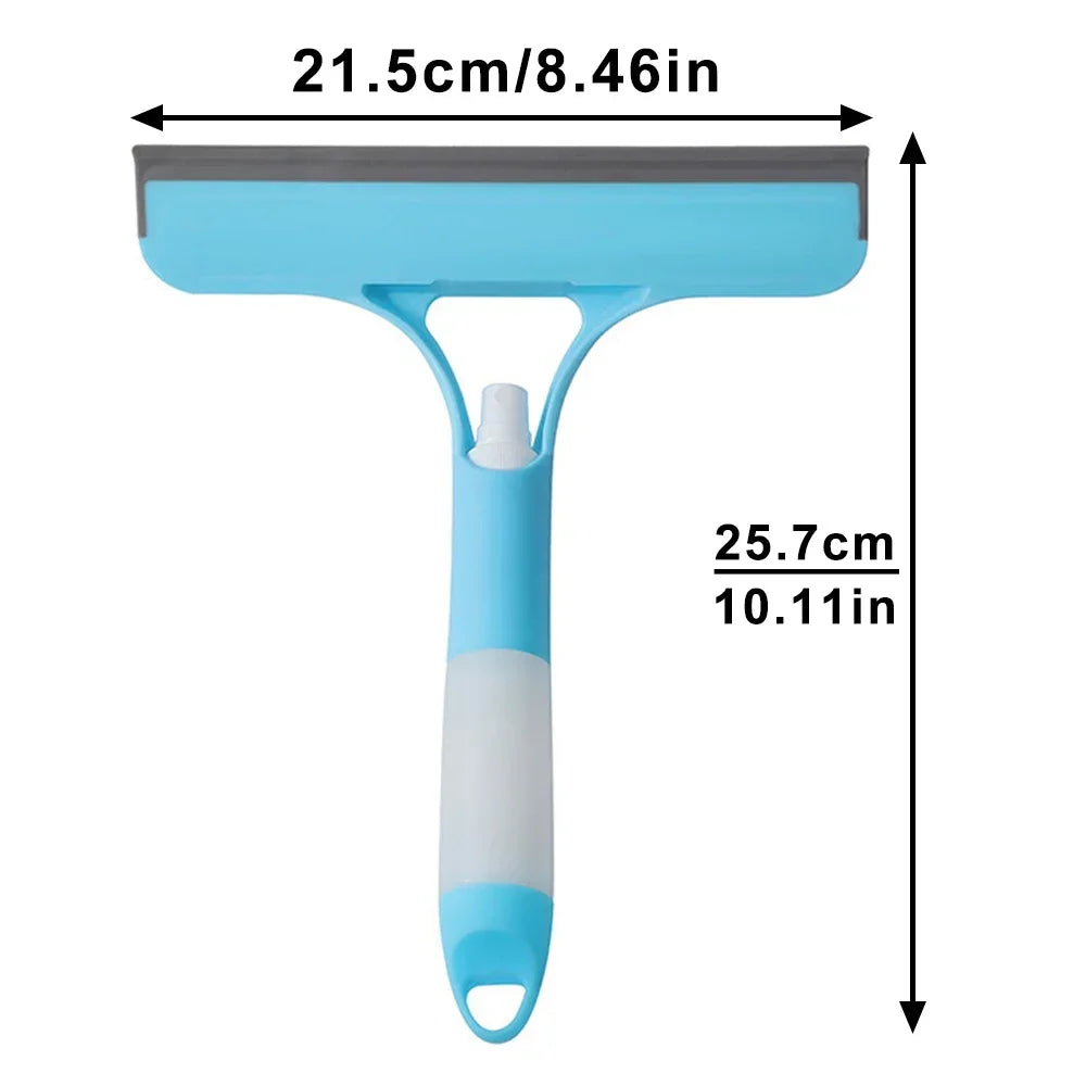 3-in-1 Window Cleaning Squeegee with Spray Bottle